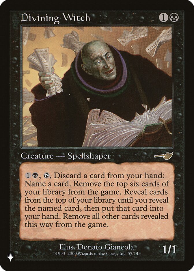 Divining Witch - [Retro Frame] The List (PLIST)