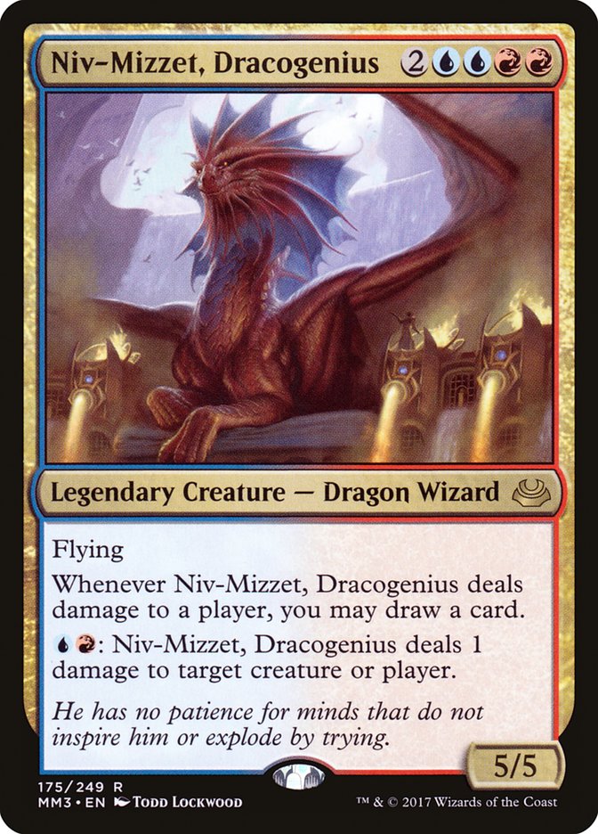 Niv-Mizzet, Dracogenius - [Foil] Modern Masters 2017 (MM3)