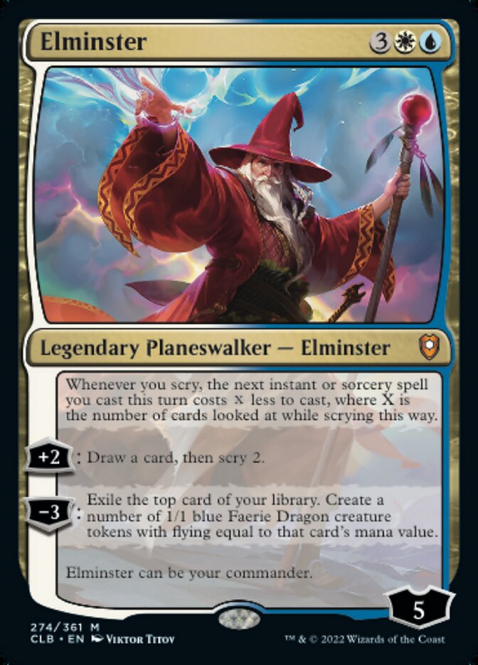 Elminster - [Foil] Commander Legends: Battle for Baldur's Gate (CLB)