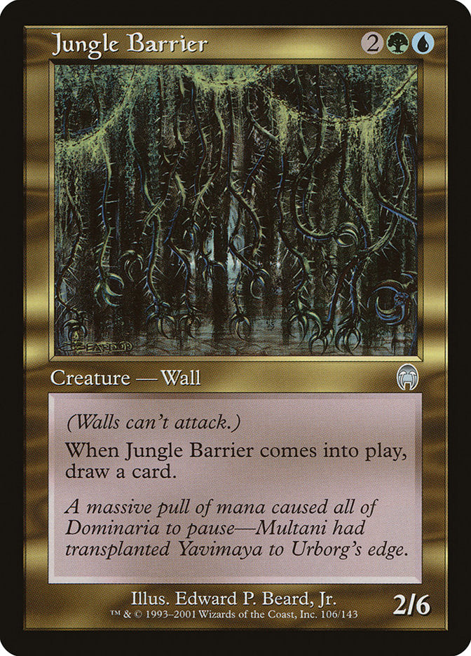 Jungle Barrier - [Foil] Apocalypse (APC)