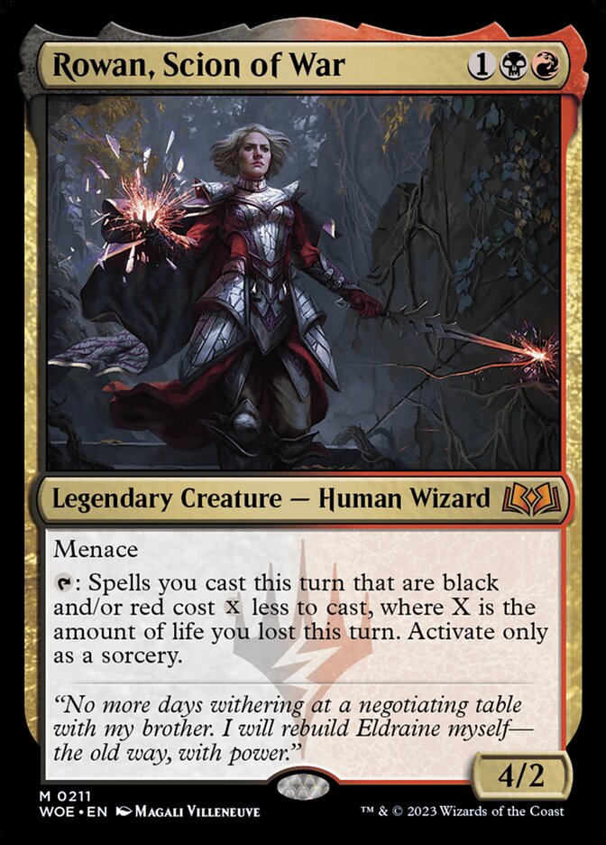 Rowan, Scion of War - Wilds of Eldraine (WOE)
