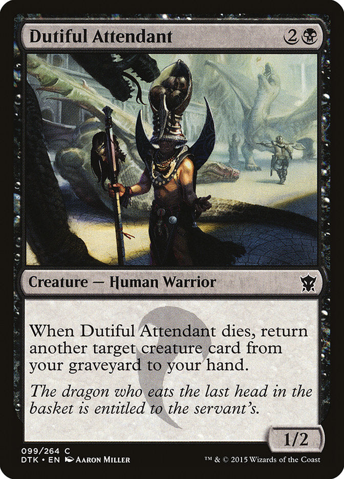 Dutiful Attendant - [Foil] Dragons of Tarkir (DTK)