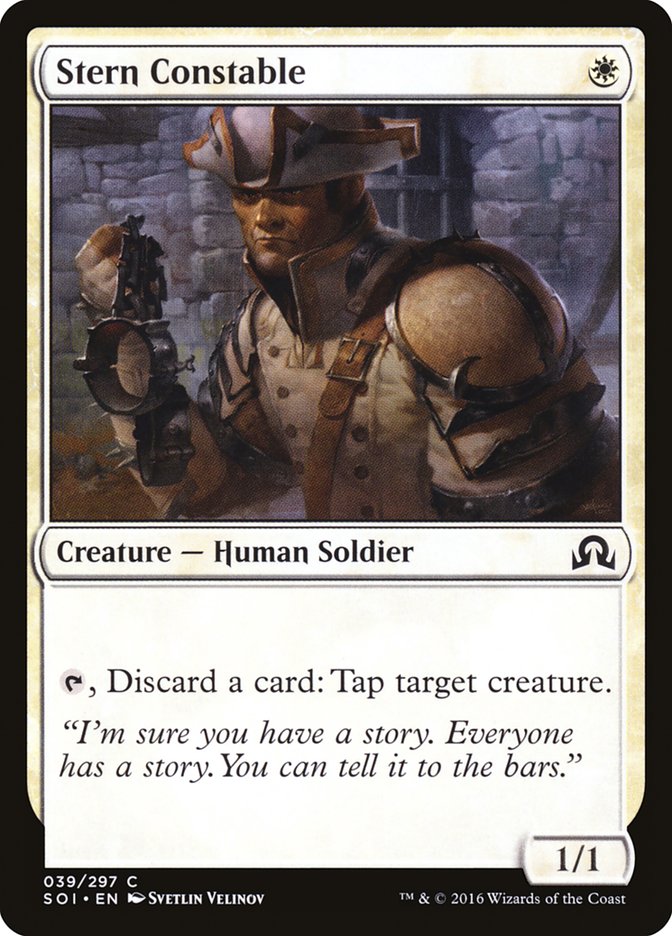 Stern Constable - [Foil] Shadows over Innistrad (SOI)