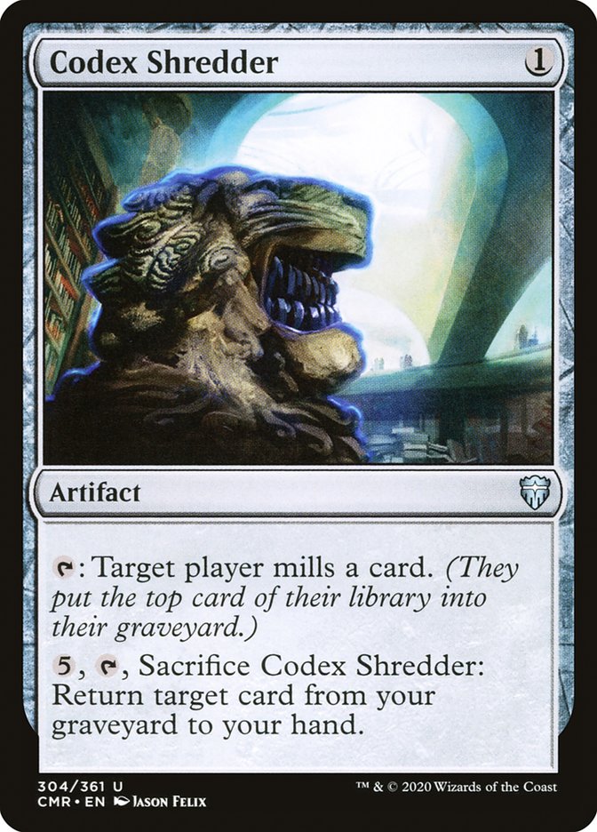 Codex Shredder - [Foil] Commander Legends (CMR)