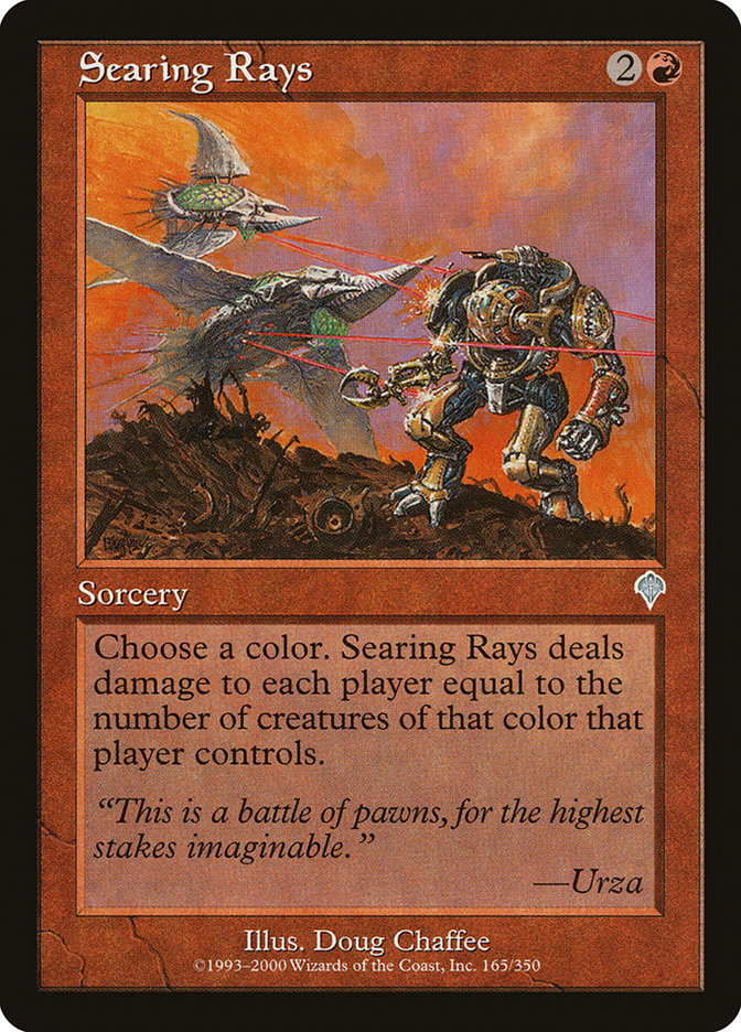 Searing Rays - [Foil, Retro Frame] Invasion (INV)