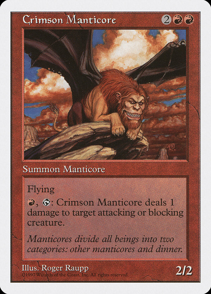 Crimson Manticore - Fifth Edition (5ED)