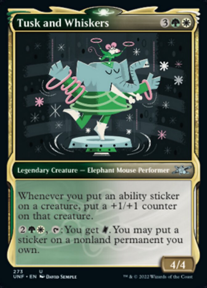 Tusk and Whiskers - [Foil, Showcase] Unfinity (UNF)