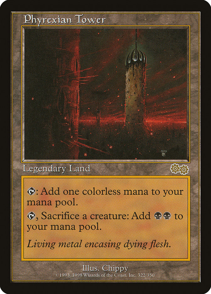 Phyrexian Tower - [Retro Frame] Urza's Saga (USG)