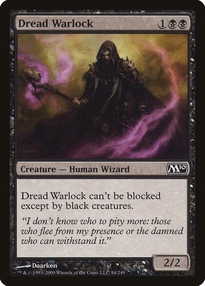Dread Warlock - [Foil] Magic 2010 (M10)
