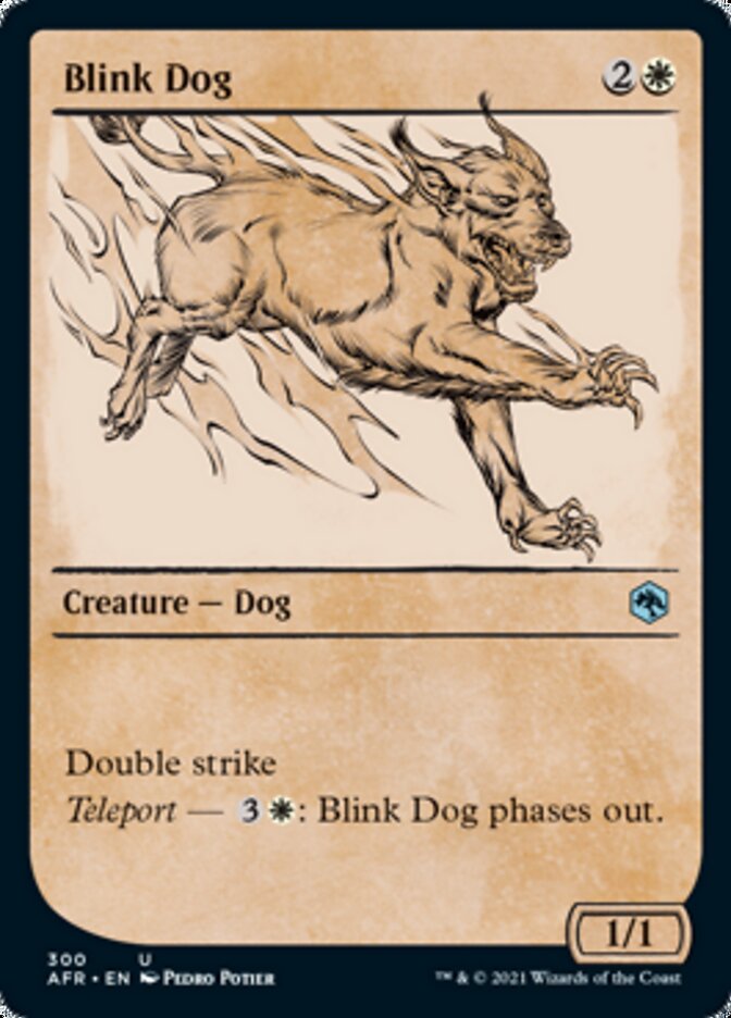 Blink Dog - [Foil, Showcase] Adventures in the Forgotten Realms (AFR)