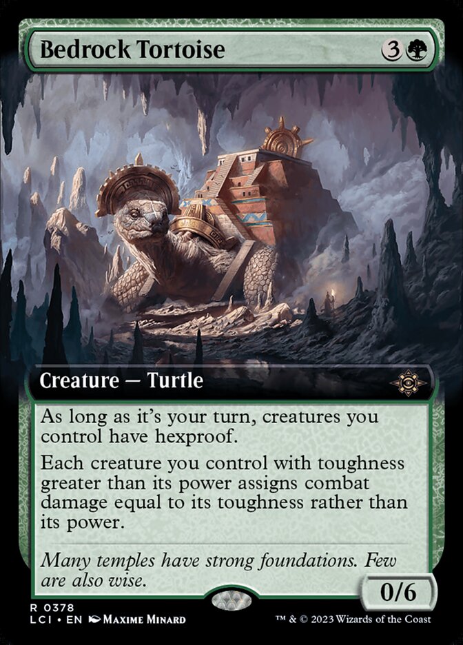 Bedrock Tortoise - [Extended Art] The Lost Caverns of Ixalan (LCI)