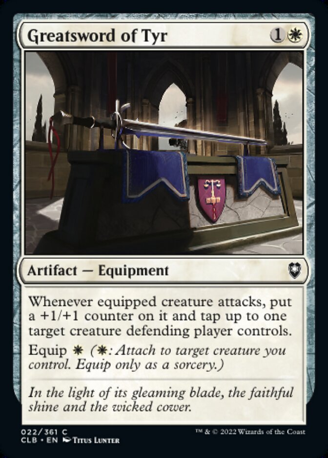 Greatsword of Tyr - [Foil] Commander Legends: Battle for Baldur's Gate (CLB)
