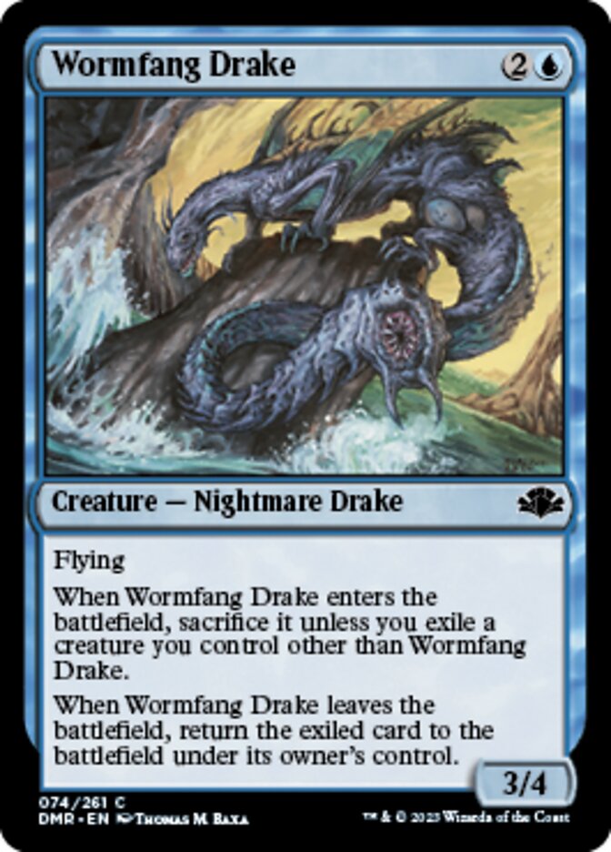 Wormfang Drake - [Foil] Dominaria Remastered (DMR)
