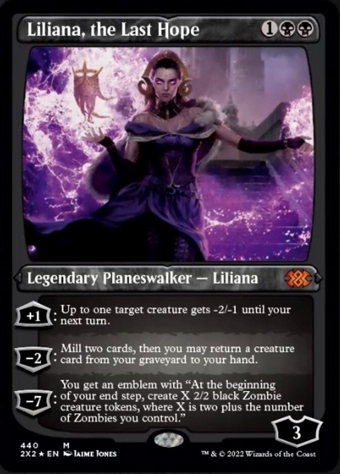 Liliana, the Last Hope - [Etched Foil] Double Masters 2022 (2X2)