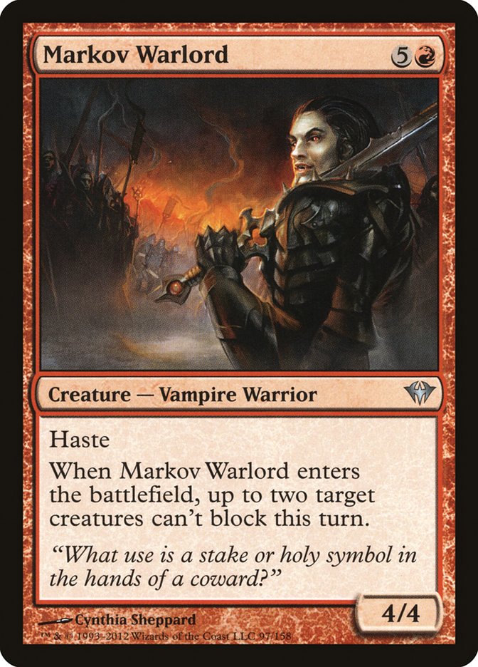 Markov Warlord - [Foil] Dark Ascension (DKA)