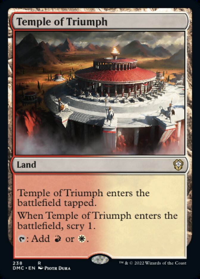 Temple of Triumph - Dominaria United Commander (DMC)