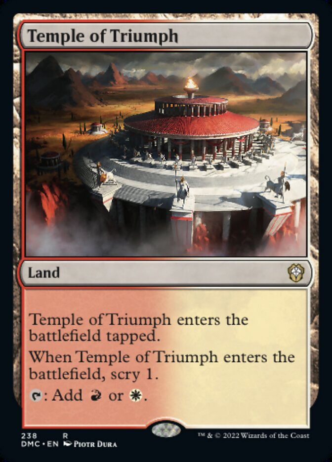 Temple of Triumph - [Foil] Dominaria United Commander (DMC)
