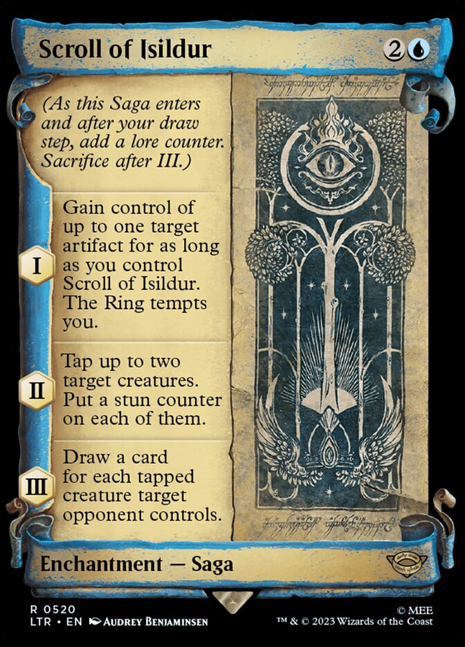 Scroll of Isildur - [Foil, Showcase Scroll] The Lord of the Rings: Tales of Middle-earth (LTR)