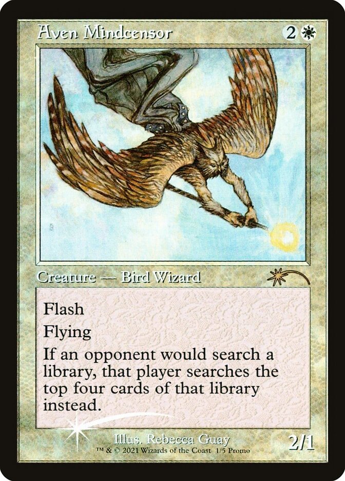 Aven Mindcensor - [Foil, Promo] Love Your LGS 2021 (PLG21)