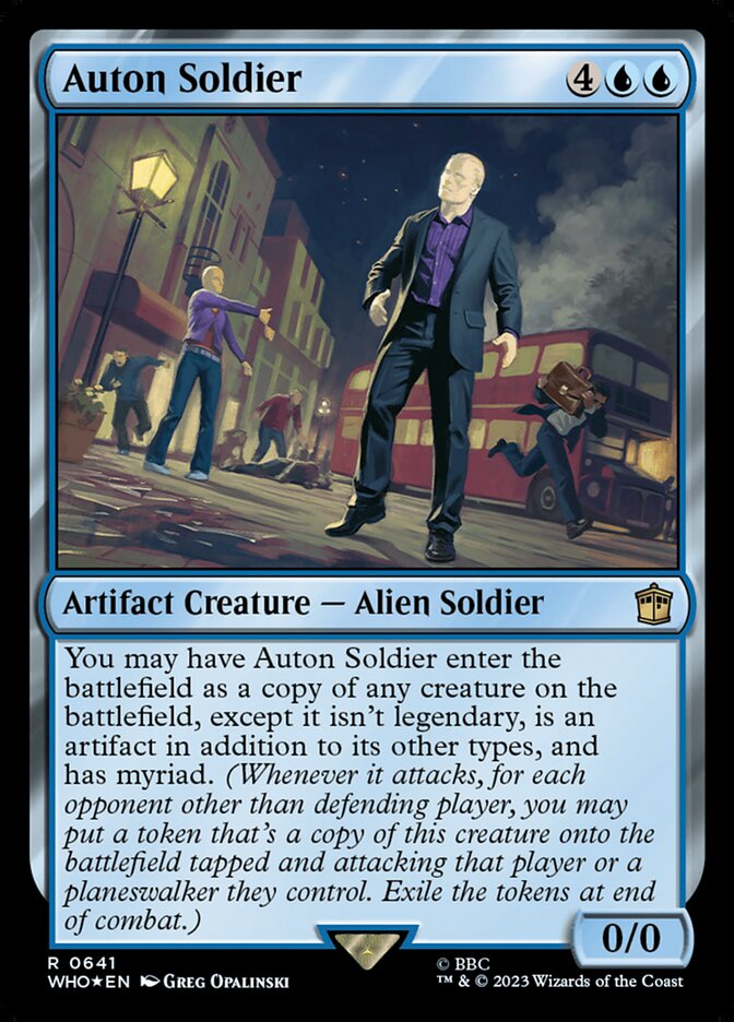 Auton Soldier - [Surge Foil] Doctor Who (WHO)