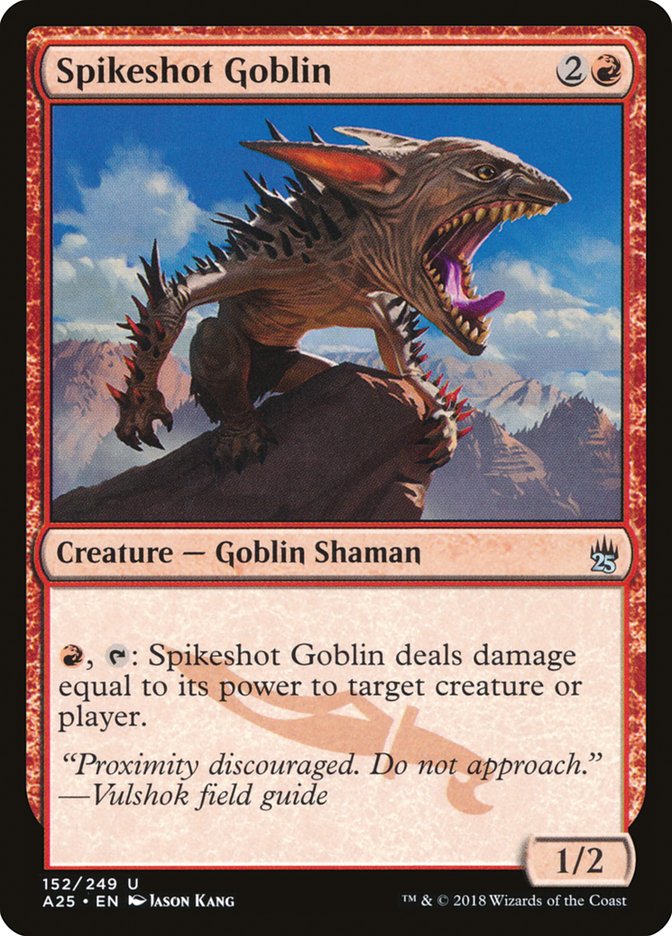 Spikeshot Goblin - [Foil] Masters 25 (A25)