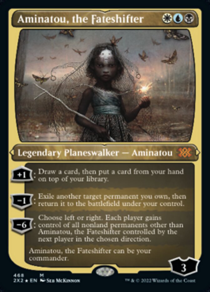 Aminatou, the Fateshifter - [Etched Foil] Double Masters 2022 (2X2)