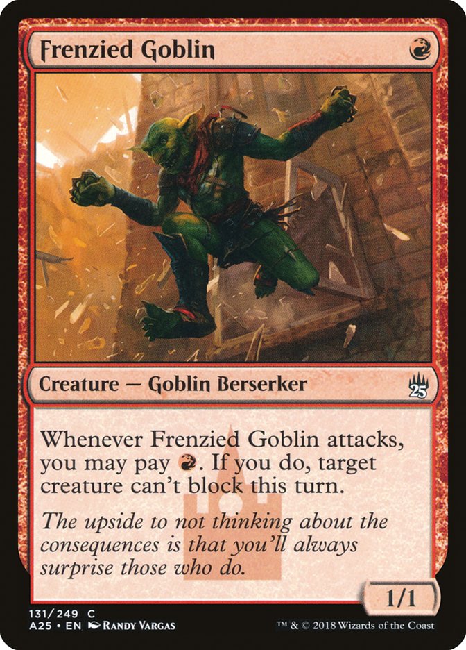 Frenzied Goblin - [Foil] Masters 25 (A25)