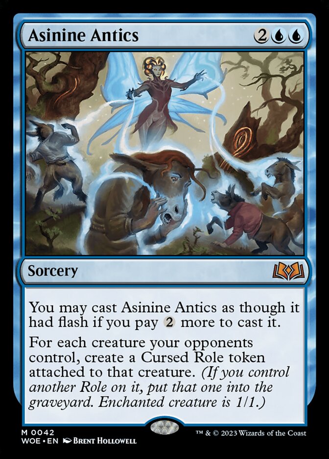 Asinine Antics - [Foil] Wilds of Eldraine (WOE)