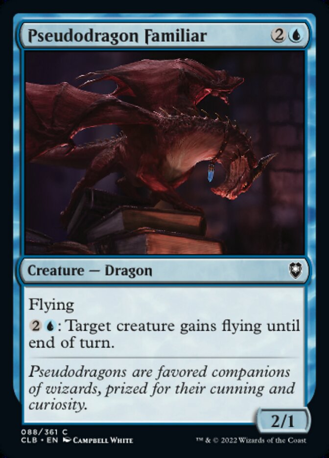 Pseudodragon Familiar - [Foil] Commander Legends: Battle for Baldur's Gate (CLB)