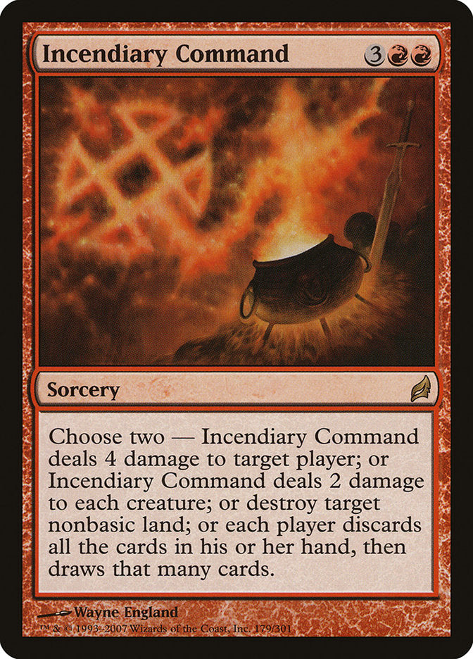 Incendiary Command - Lorwyn (LRW)