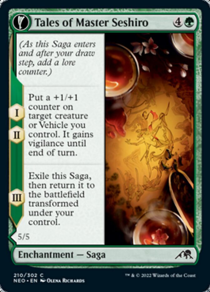 Tales of Master Seshiro // Seshiro's Living Legacy - [Foil] Kamigawa: Neon Dynasty (NEO)