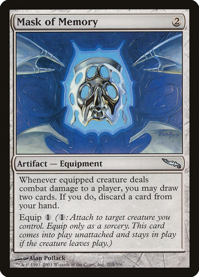 Mask of Memory - [Foil] Mirrodin (MRD)