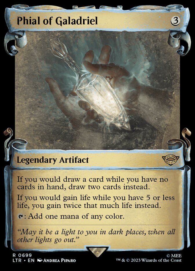 Phial of Galadriel - [Foil, Showcase Scroll] The Lord of the Rings: Tales of Middle-earth (LTR)