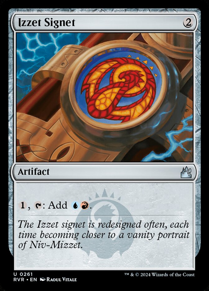 Izzet Signet - [Foil] Ravnica Remastered (RVR)