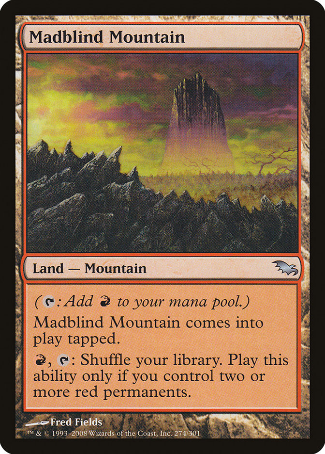 Madblind Mountain - [Foil] Shadowmoor (SHM)