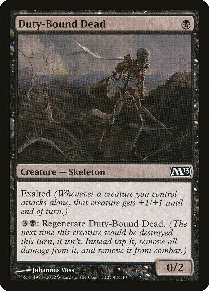 Duty-Bound Dead - [Foil] Magic 2013 (M13)