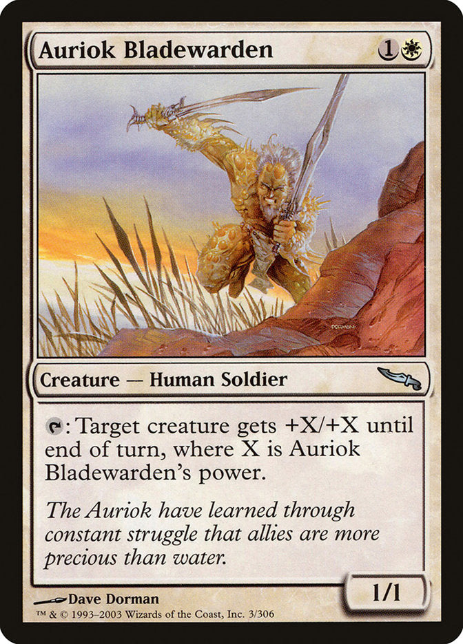 Auriok Bladewarden - [Foil] Mirrodin (MRD)