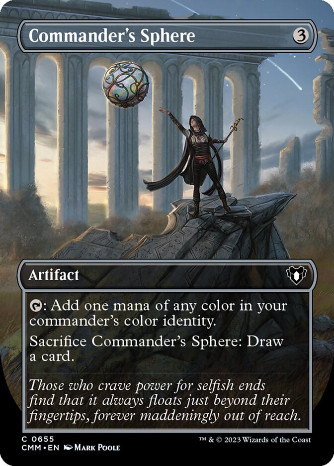 Commander's Sphere - [Borderless] Commander Masters (CMM)
