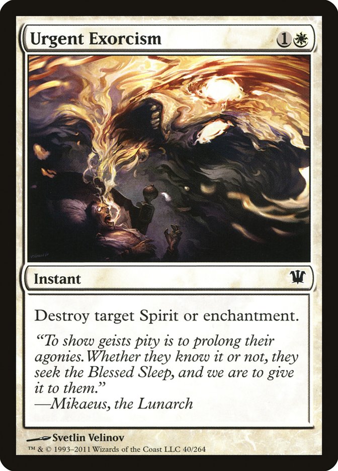 Urgent Exorcism - [Foil] Innistrad (ISD)