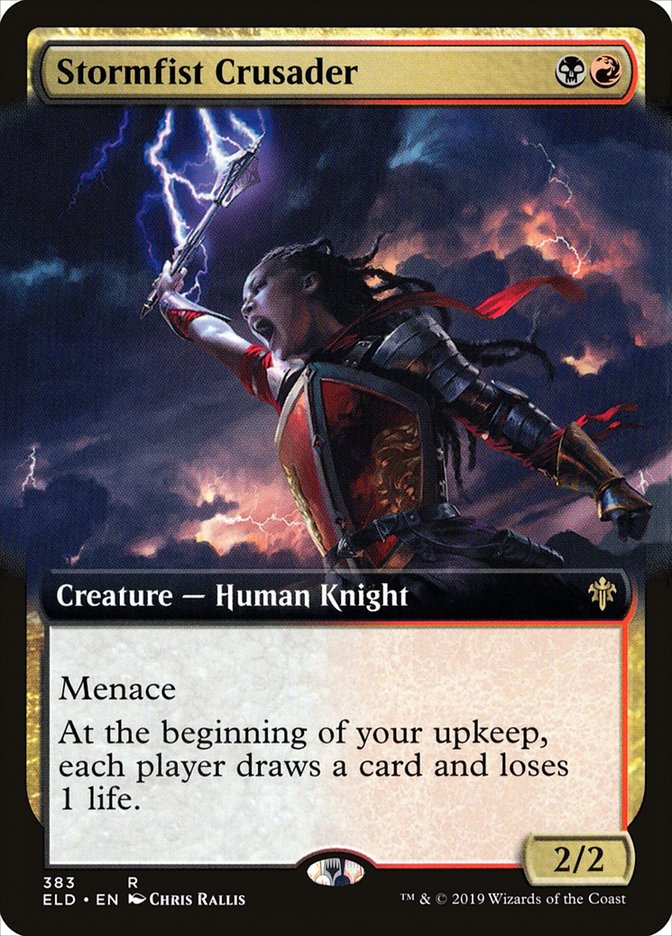 Stormfist Crusader - [Extended Art] Throne of Eldraine (ELD)