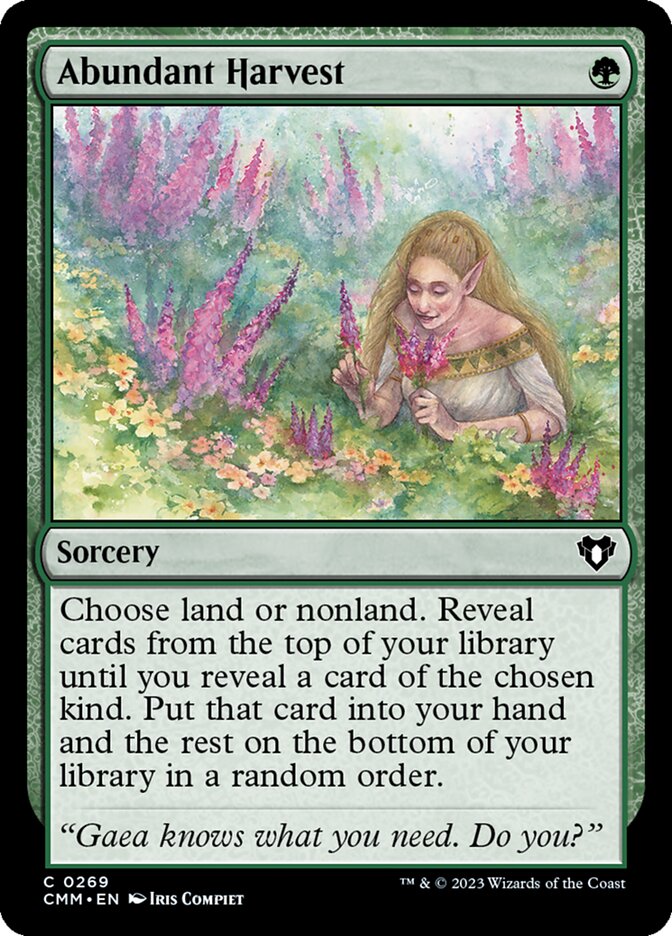 Abundant Harvest - Commander Masters (CMM)