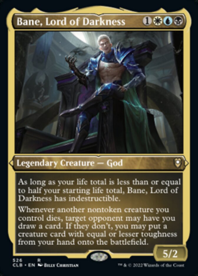 Bane, Lord of Darkness - [Etched Foil] Commander Legends: Battle for Baldur's Gate (CLB)