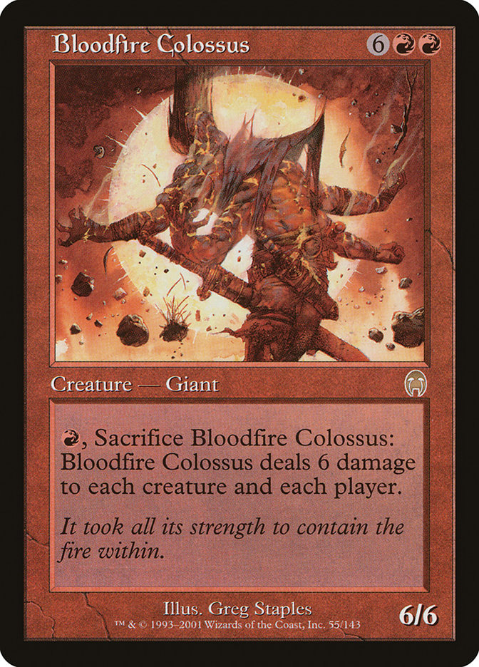Bloodfire Colossus - [Foil] Apocalypse (APC)