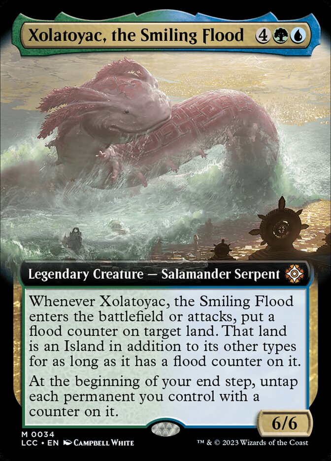Xolatoyac, the Smiling Flood - [Foil, Extended Art] Lost Caverns of Ixalan Commander (LCC)