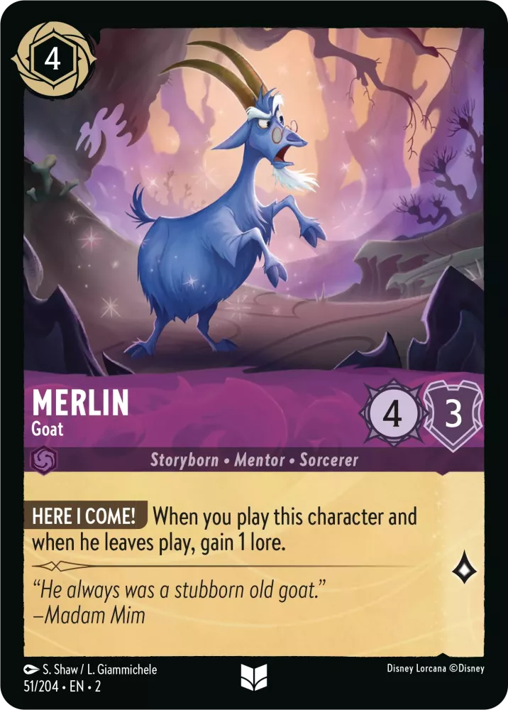 Merlin - Goat - [Foil] Rise of the Floodborn (2)
