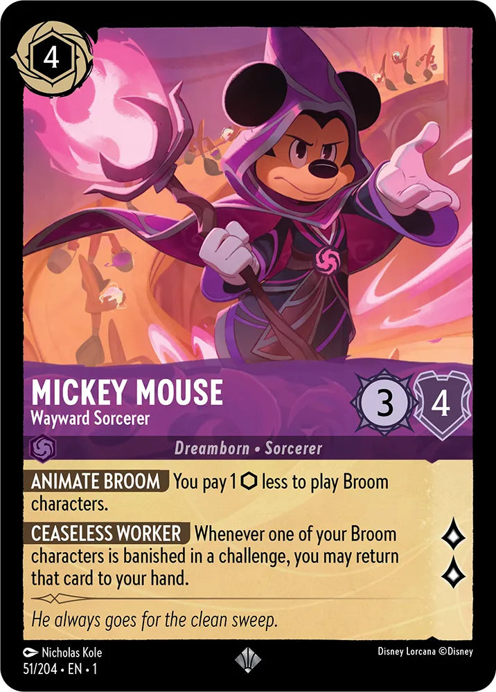 Mickey Mouse - Wayward Sorcerer - [Foil] The First Chapter (1)