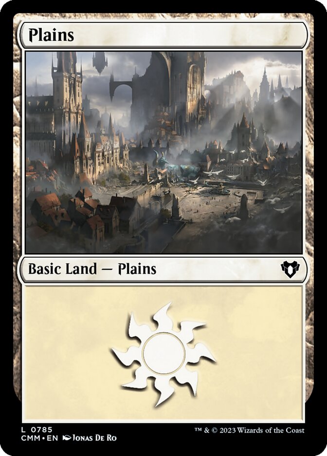 Plains (785) - [Foil] Commander Masters (CMM)