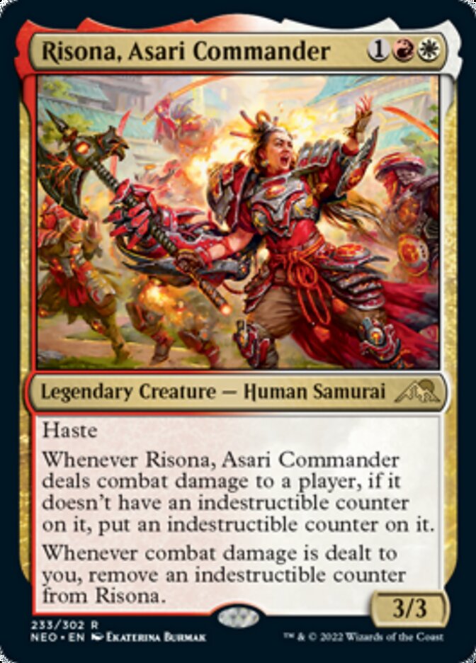 Risona, Asari Commander - [Foil] Kamigawa: Neon Dynasty (NEO)