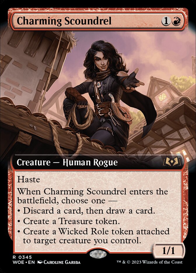 Charming Scoundrel - [Extended Art] Wilds of Eldraine (WOE)