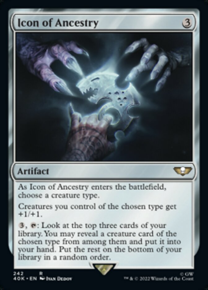 Icon of Ancestry - [Surge Foil] Warhammer 40,000 Commander (40K)